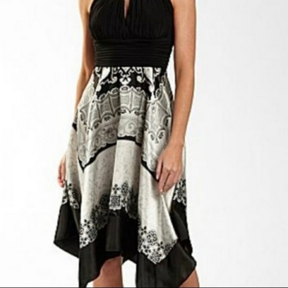 Beautiful Handkerchief fit and flare dress